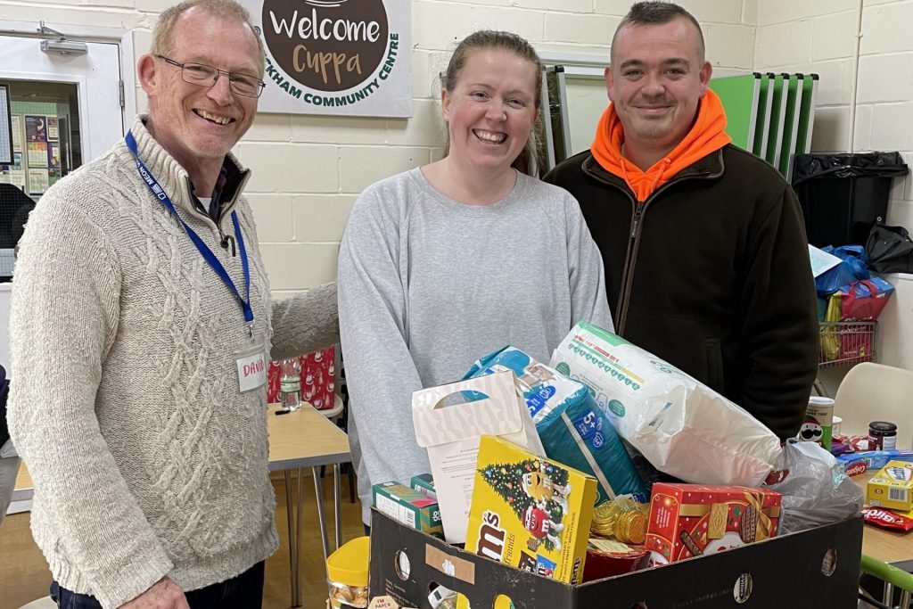 Georgina & Michael Horn plus family & friends