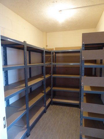 Fitting out the new store room