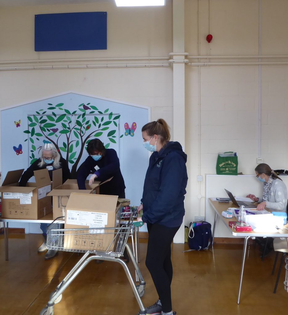 Unpacking more donations