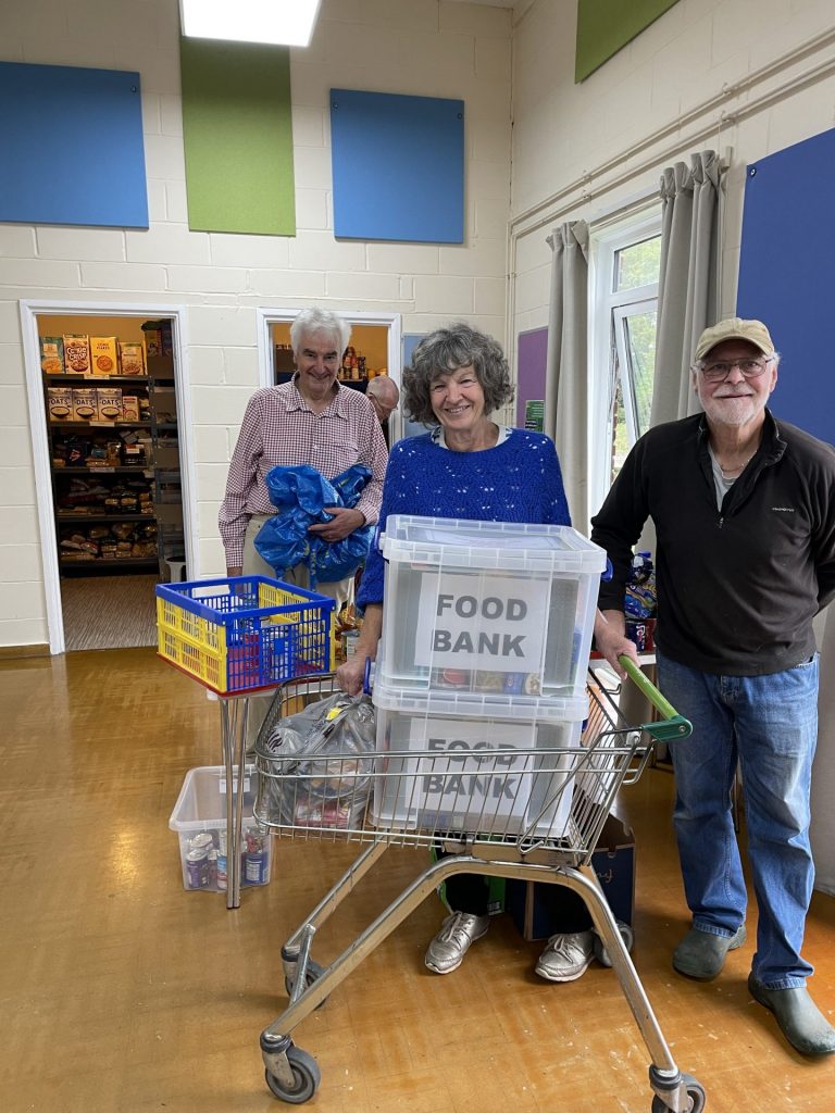 Food drop off from St Andrew's Meonstoke