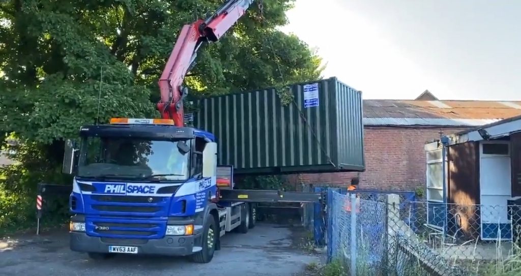 New storage space for the food bank thanks to Philspace